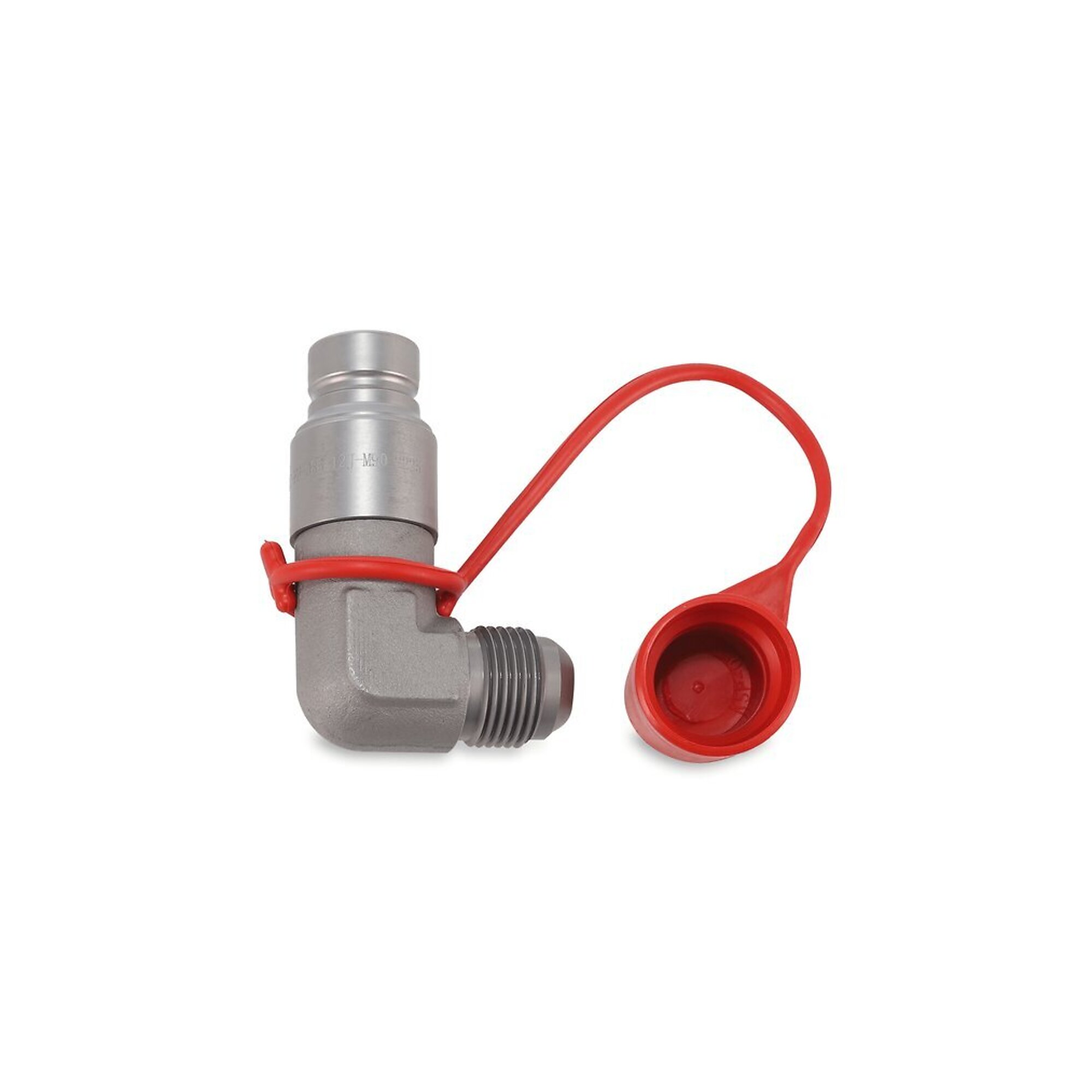 1/2? 90 Degree Flat Face Hydraulic Quick Couplers Male - 3/4? JIC Port